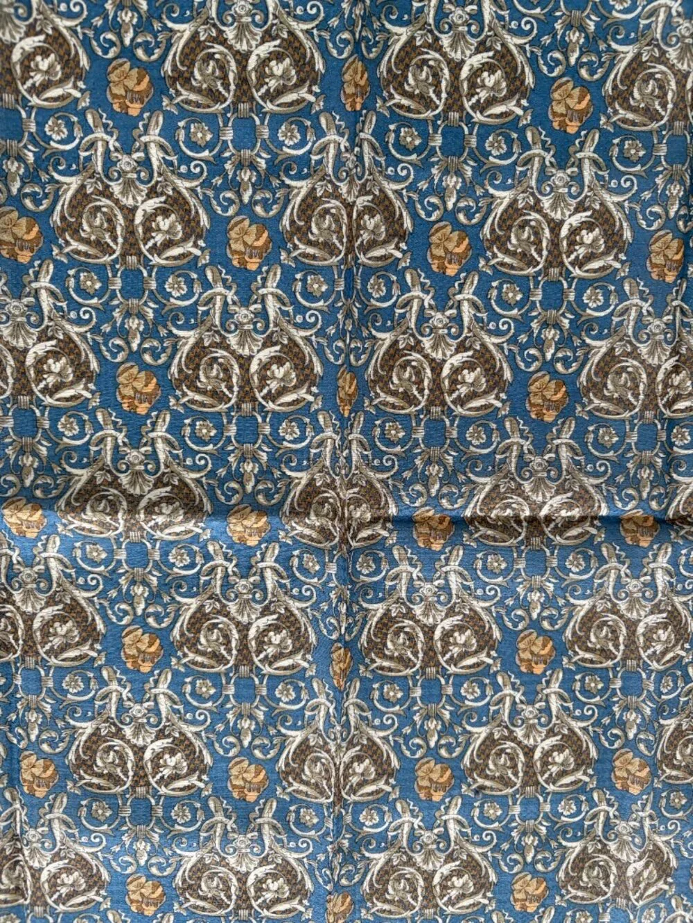 NWT Christian Dior Cotton Ornate Scarf